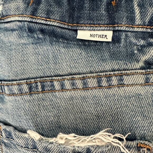 Mother Denim Tomcat Ankle Jeans in Confession Wash | High Waist Distressed | 25 - Picture 10 of 16